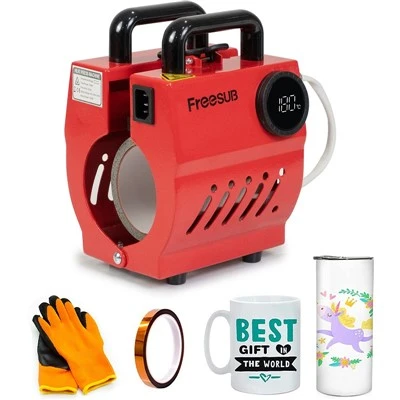 Freesub Portable Sublimation Mug Xovxwm Tshuab